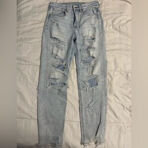 American Eagle Outfitters Distressed Mom Jeans